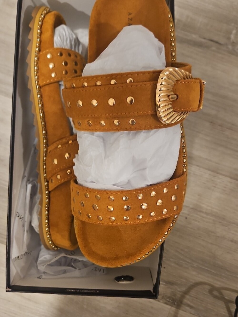 Azalea Wang Pallas-Tan Women's Sandal — Tan